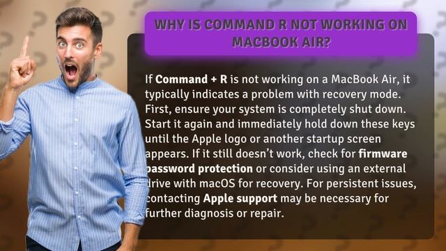 Why Is Command R Not Working On Macbook Air?