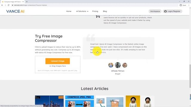 How To Reduce Image File Size With Vance AI Image Compressor