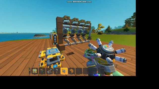 как сделать поршневой двигатель(Scrap Mechanic)