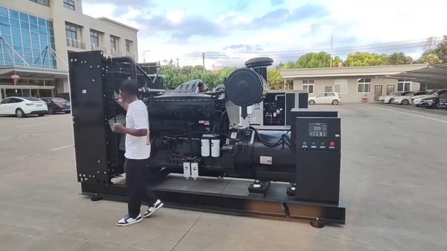 Open type Cummins generator