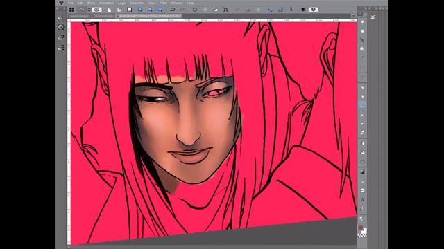 Painting My Original Character In Clip Studio 1