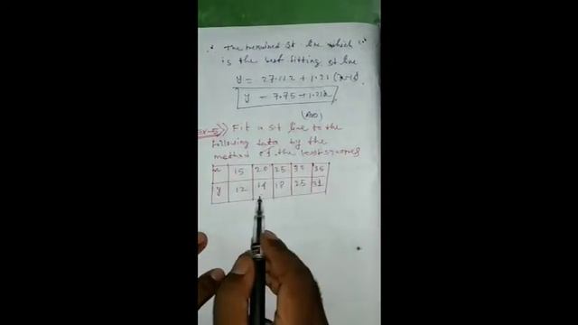 The Method Of Least Square &Curve Fitting||Part-02//B.sc|| By BhargobSir||Statistics