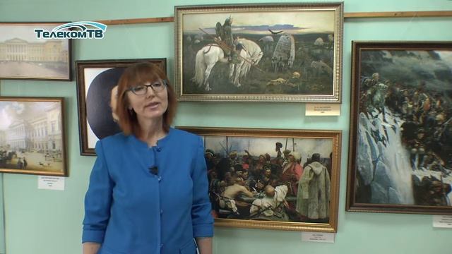 Выставка картин художников работает в Центральной библиотеки Волжска