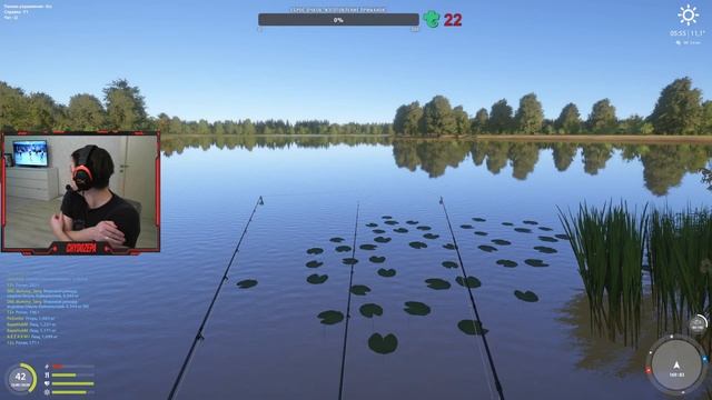 Пару часиков Янтарки.Боксы на Трово.Русская рыбалка 4.