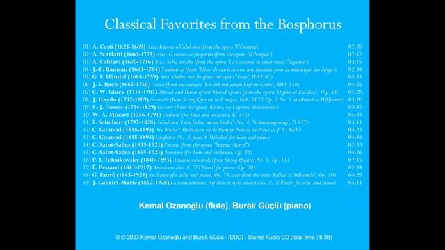 7) Gluck. Minuet And Dance Of The Blessed Spirits (flute & Piano)