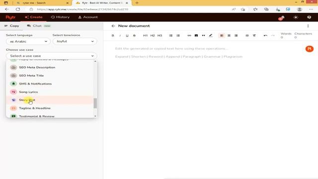 أفضل مولد محتوى يعمل بالذكاء الاصطناعي AI