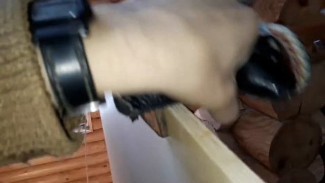 Подъем фанеры на 2й этаж на блочке