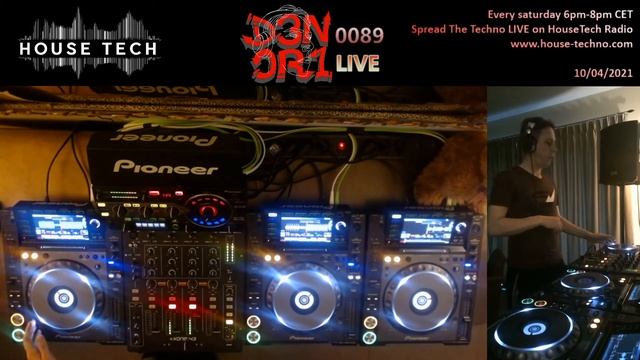 Techno D3N0R1 0089 HouseTech Radio Live