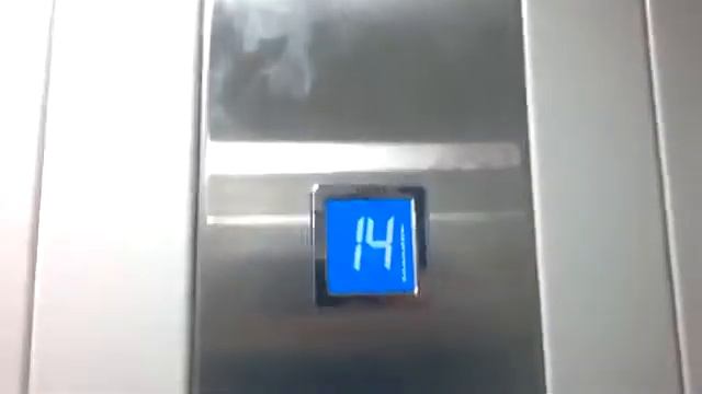 Грузопассажирский лифт (КМЗ-2017) г. Королёв, Проспект Космонавтов, 22/10, под-4 (08.01.2017)