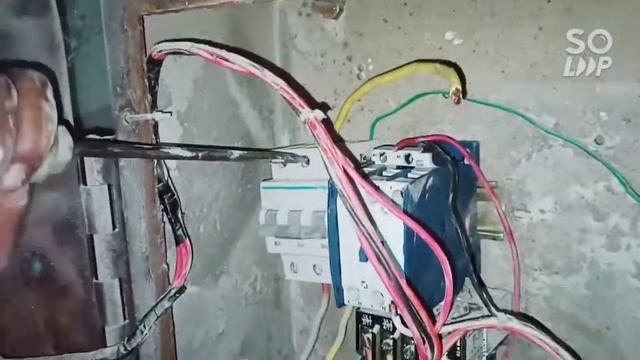 Repairs DOL Starter And Power Connector.