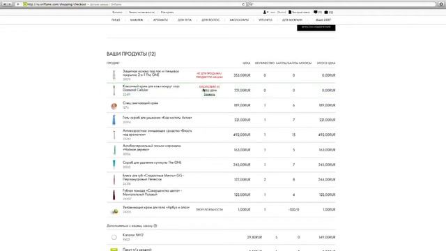 Как найти нужный продукт на сайте Орифлэйм