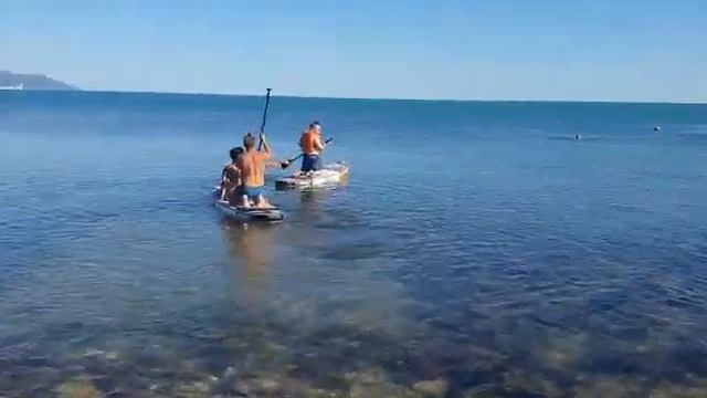 Первые пробы САПа июль 22г. Геленджик