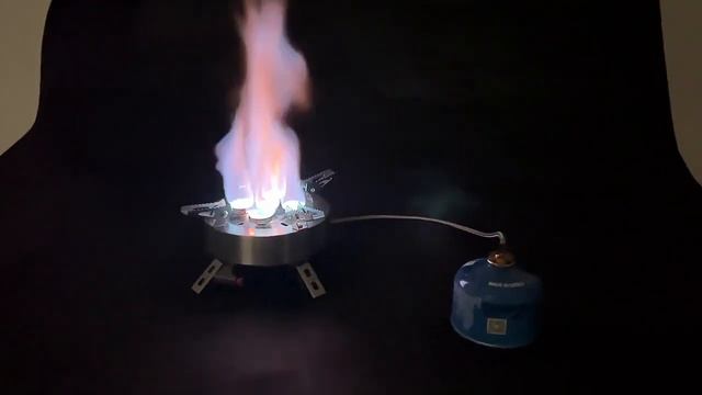 Складная туристическая газовая горелка HK525, походная портативная