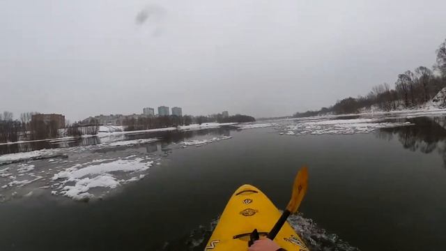 Декабрь 2019 Каякинг. Уфимка. Ледоход