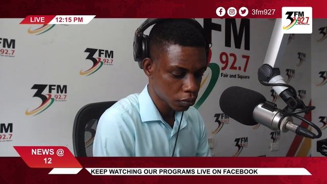 Midday News Is Live With Eric Mawuena Egbeta On 3FM92.7 (26-04-2022)