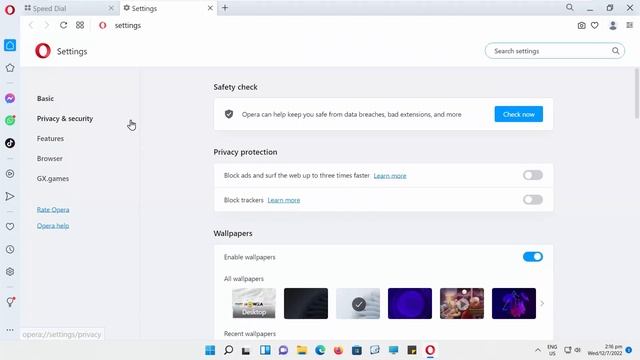 How To Block Trackers In Opera Browser On Windows 11