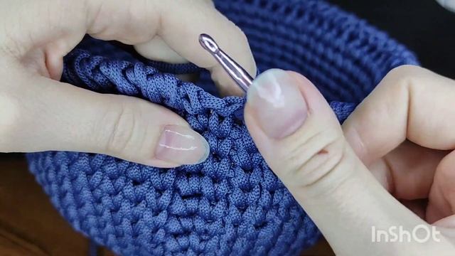 Лёгкий и красивый край корзинки крючком🔥