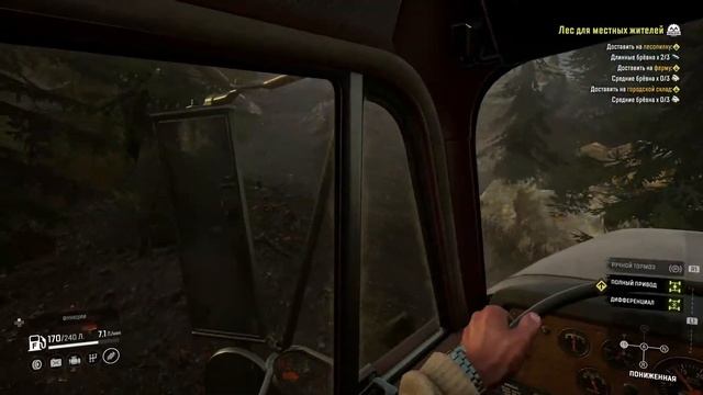 SnowRunner | доставка леса для местных жителей