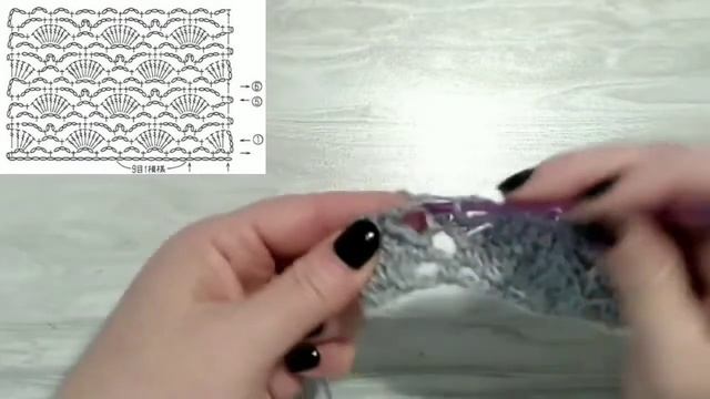 🌸🌸🌸Очередная НЕЖНОСТЬ - УЗОР КРЮЧКОМ для жакета - Вязание крючком для начинающих