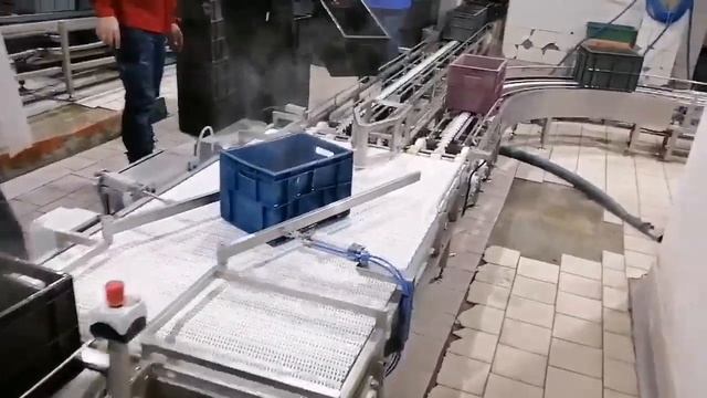 Мойка ящиков 500, шт. в час, оборотной тары