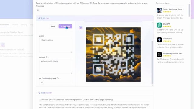 AI Powered QR Code Generator