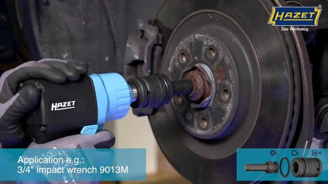 HAZET Impact Adapter 1003S-1 ∙ Square, Hollow 20 Mm (3/4 Inch) ∙ Inside Hexagon Profile