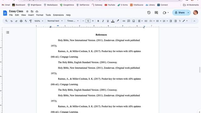 CCU ENG103 S1 Paper Tutorials References