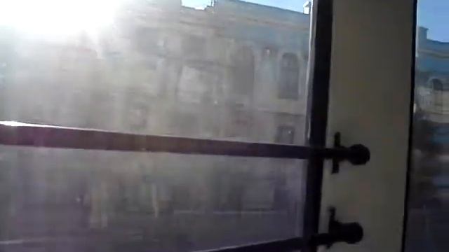 Трамвай 5 маршрута на улицах Пушкина, Карла Маркса, Ершова в Казани, июль 2008 MOV02191