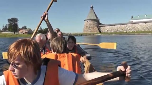 СОЛОВКИ-12.На Долблёнке по Святому озеру.