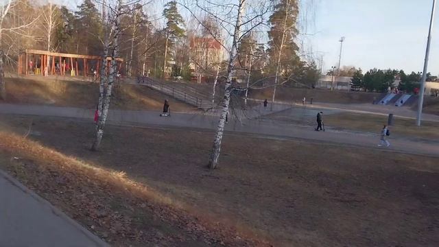 Парк Урицкого Казань. Пешая прогулка по парку.