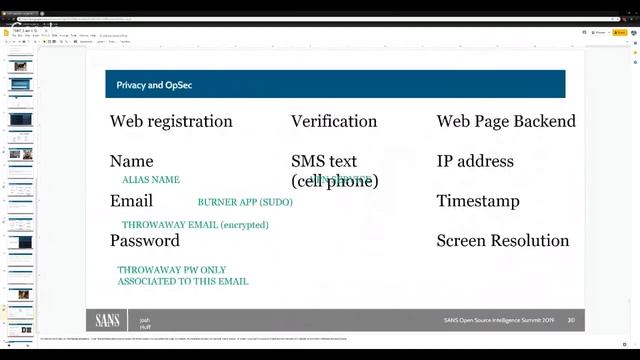 OSINT: Breach Data, Ethics, And OpSec... Oh My!
