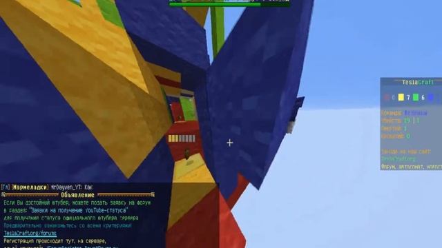 Minecraft играем на тесла кравт