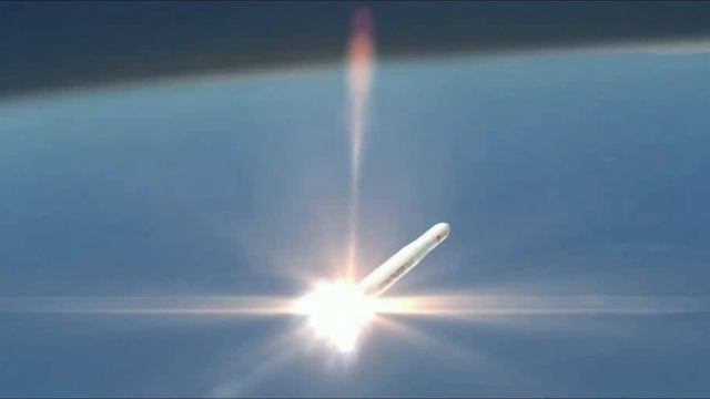 Запуск космического корабля Virgin Atlantic