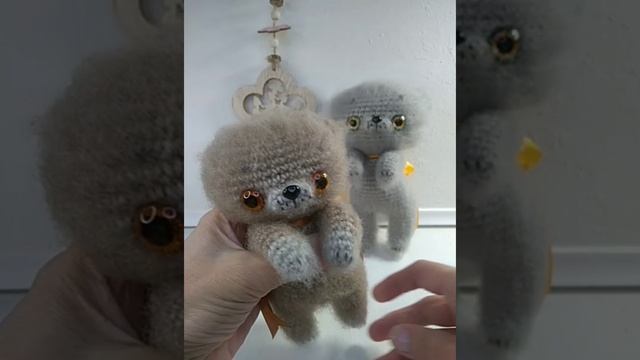 Котики на монитор бежевый сиреневый и серый