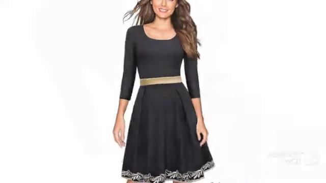 Покупки Одежды с AliExpress - Расклешенное платье