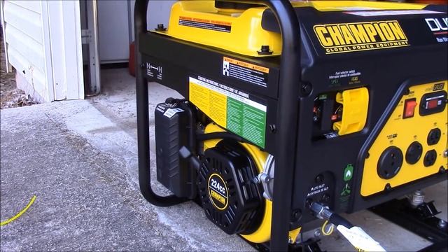 CHAMPION DUAL FUEL GENERATOR: Unboxing And Review