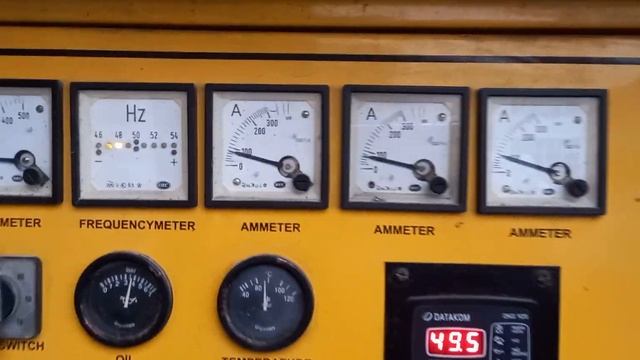 Запуск промислового генератора Aksa AGD-175.