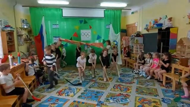 ОТКРЫТИЕ ОЛИМПИАДЫ В СТАРШЕЙ ГРУППЕ ДЕТСКОГО САДА