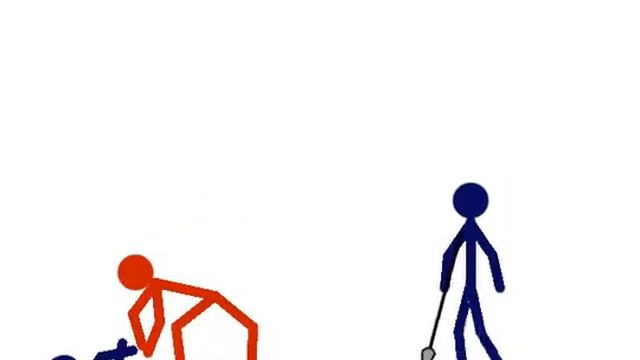 Защитил синего