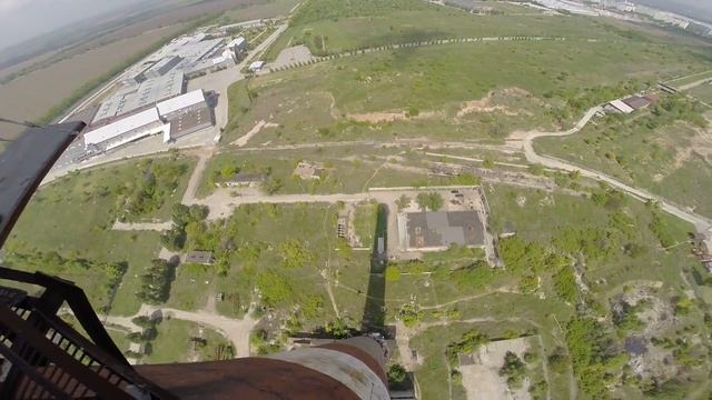 МОЙ ПРЫЖОК С ТРУБЫ 08 мая 2016г. (Высота 126 метров. г. Запорожье.)
