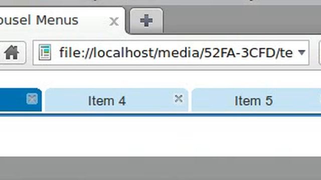 Menu Carousel - Opera
