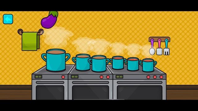 Веселая кухня | Помогаем котику | Учимся считать