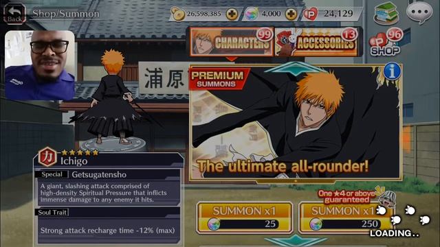BLEACH BRAVE SOULS WEEKLY PREMIUM SUMMONS MAIN ACCOUNT PART 2