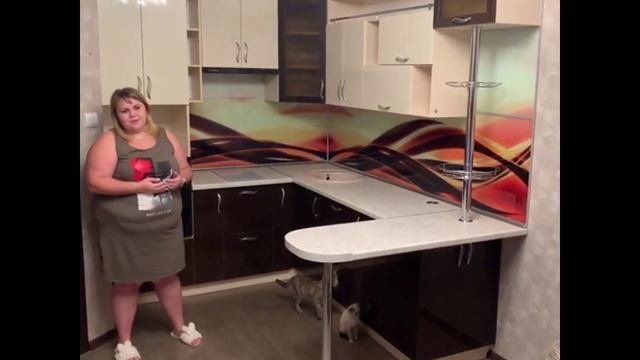 Отзыв клиента о новой кухне