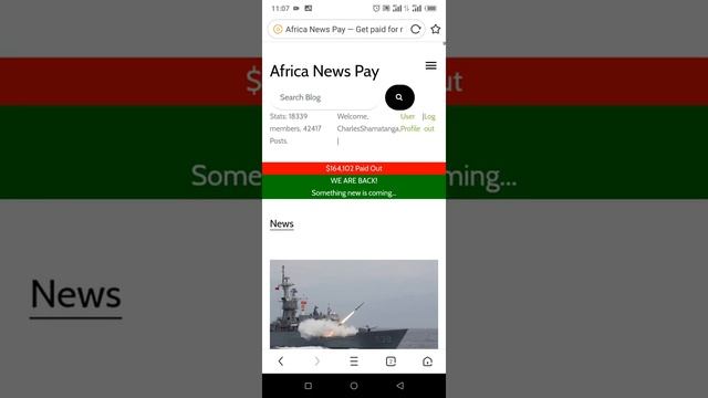 Earn Money Online With Africa News Pay