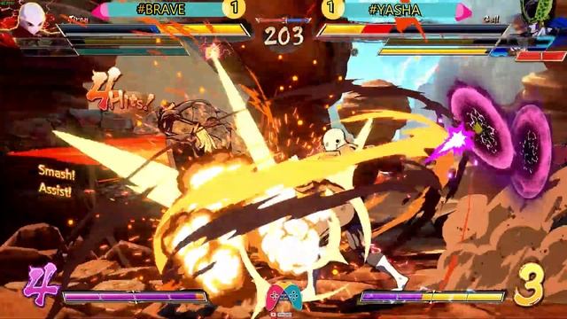 Insane Combat DBFZ YASHA VS BRAVE [Dragon Ball FighterZ]