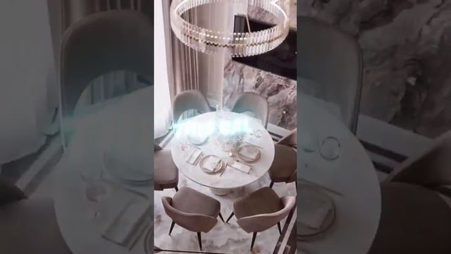 🔶Шикарная кухня - гостиная в современном стиле🔶 #дизайн #дизайнинтерьера #интерьер #ремонт