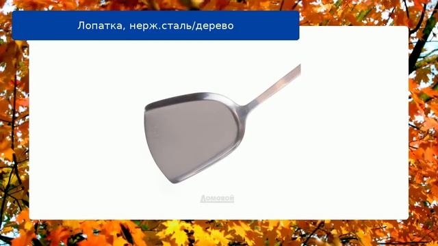 Лопатка, нерж.сталь/дерево обзор