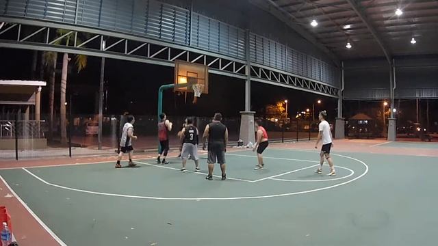 Playing With FB Basketball Group Members At BUCC - Game 9