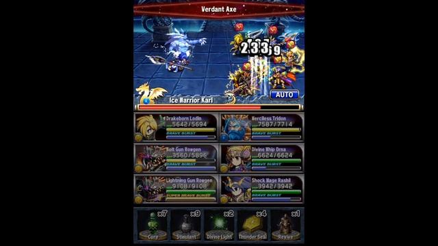 Brave Frontier Helping My Friend Vs Karl W/ Voice